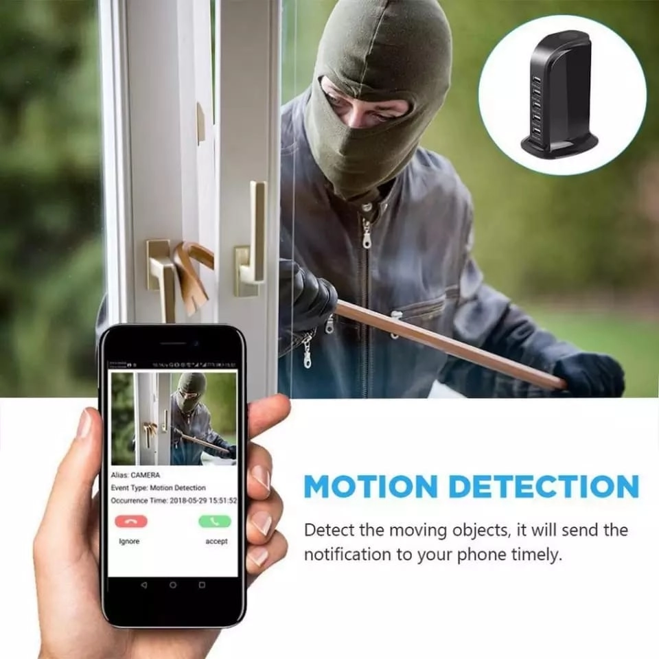 Full Hd  Wifi Usb Şarj Standı Gizli Kamera