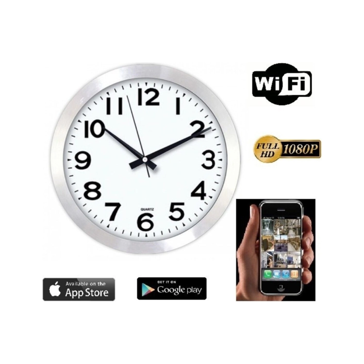 İp Duvar Saati Gizli Kamera