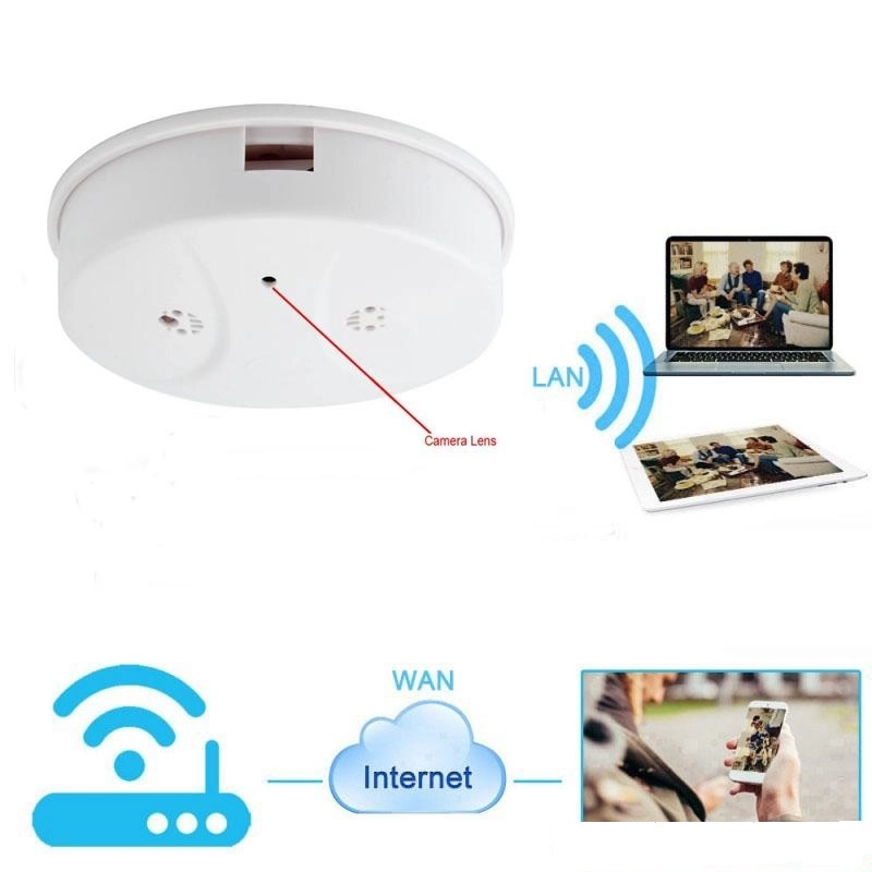Wifi Duman Dedektörü Gizli Kamera